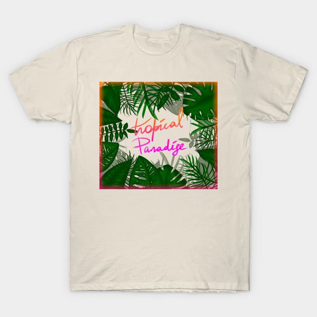 Tropical Paradise T-Shirt by AliceArt